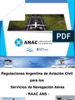 Regulaciones Argentina de Aviación Civil para los Servicios de Navegación Aérea (RAAC ANS