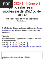 Dica Enem 1 - Mmc e Mdc