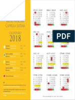 Calendario_musei Capela Sistina 2018