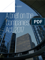 A Brief on the Companies Act, 2017