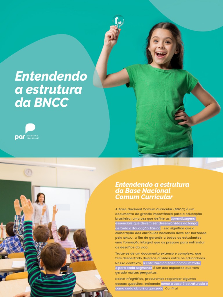 Infografico Entendendo A Estutura Da BNCC | PDF | Aprendizado | Science