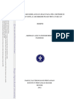 Mempelajari Kehilangan Head Pada Pipa Distribusi Jaringan Suplai Air Bersih PDAM Tirta Pakuan PDF