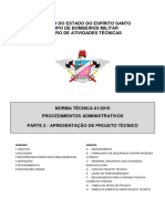 NT 01-2010 Projetos Incêndio PDF