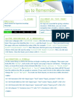 HTML Revision Guide