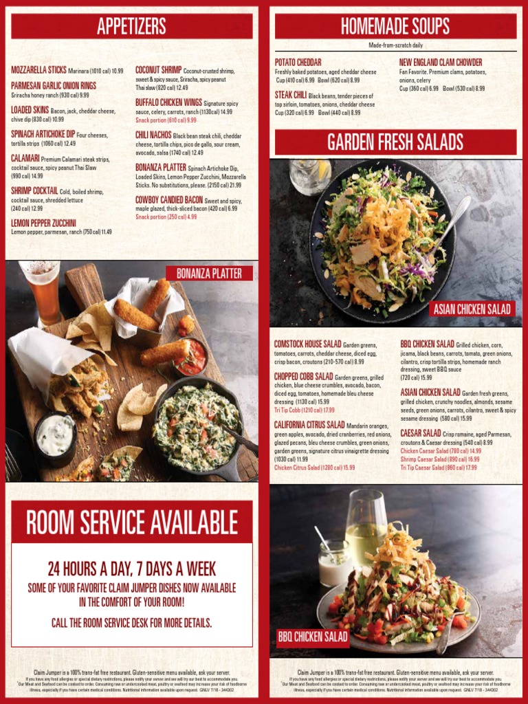 Cjmenu Gnlvfinal Dinner | PDF | Salad | Hamburgers