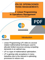 Tema 5. Linear Programming in OM PDF