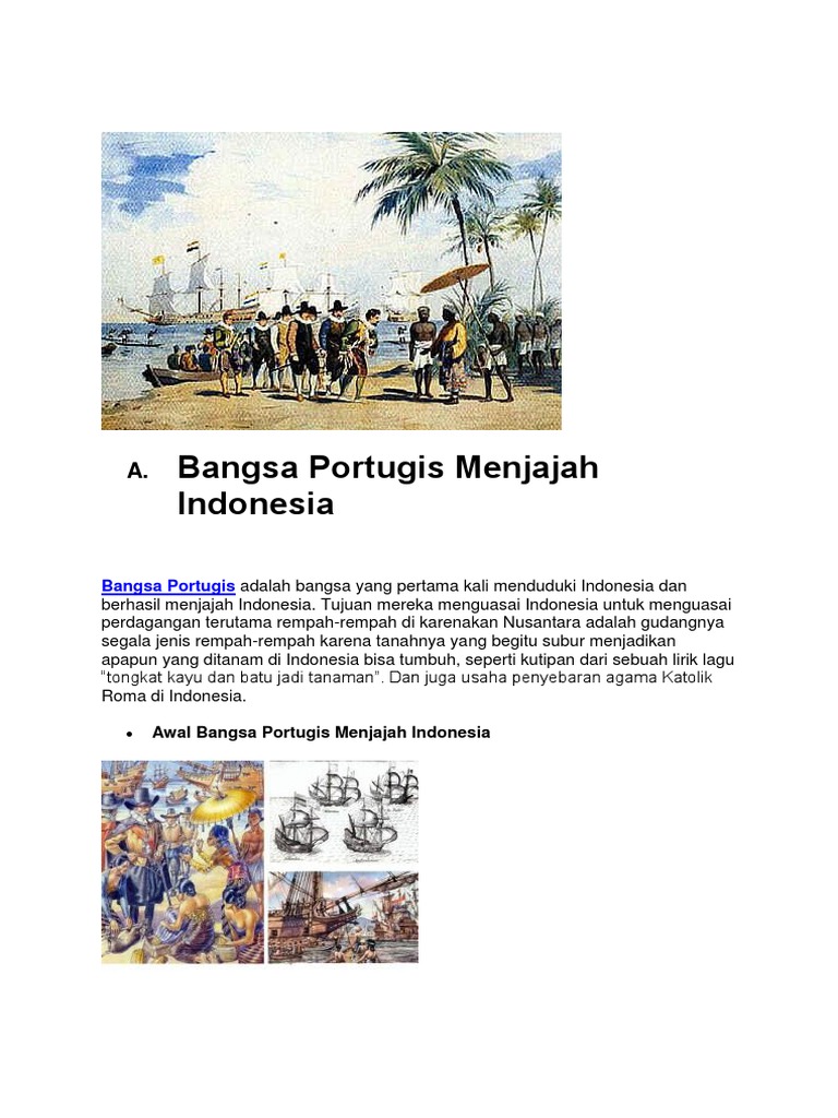 Bangsa Portugis Menjajah Indonesia Pdf