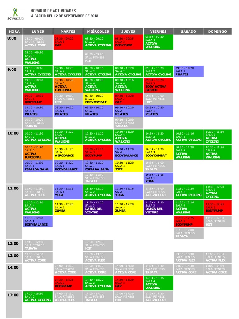 Horario Septiembre Puerto 1 PDF | PDF | Estudios de idiomas extranjeros