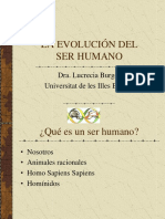 Presentació Evolució Humana