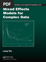 (Monographs On Statistics and Applied Probability 113) Lang Wu-Mixed Effects Models For Complex Data-CRC Press (2010)