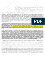 Fichamento Peter Berguer e Luckmann. Aconstrução Social Da Realidade