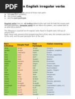 Download 50 Common English Irregular Verbs by Claudio SN39006270 doc pdf