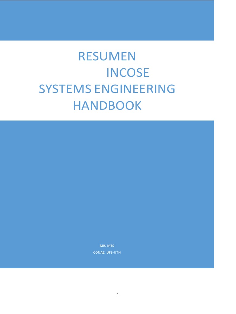 Resumen SEBoK V2 30-07-2018 | PDF | Proceso de desarrollo de software ...