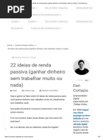 22 Ideias de Renda Passiva (Ganhar Dinheiro Sem Trabalhar Muito Ou Nada) – Nomadan.org