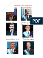 Presidentes de Corte Democatica