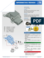 Informativo Técnico GA810: Especificações: Substitui