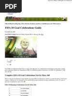 Download FIFA 10 Goal Celebrations G by mat8274 SN39007536 doc pdf