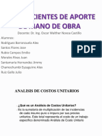 5 - Coeficiente de Mano de Obra