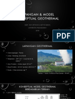 Lapangan Geothermal Patuha & Model Konseptual