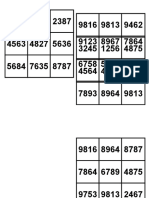 Loteria Numeros Tablas