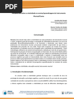 Perspectivas sobre a criatividade no aprendizado do instrumento musical/canto