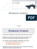 Breakeven Analysis