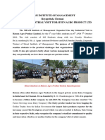 Hatsun Agro Industrial Visit PDF