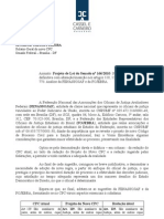 Comparativo Oficiais de Justica CPC FENASSOJAF FOJEBRA