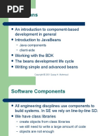 Javabeans: An Introduction To Component-Based Development in General Introduction To Javabeans