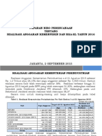 Bahan Presentasi Karocana Realisasi Anggaran Dan RKA-KL 2016