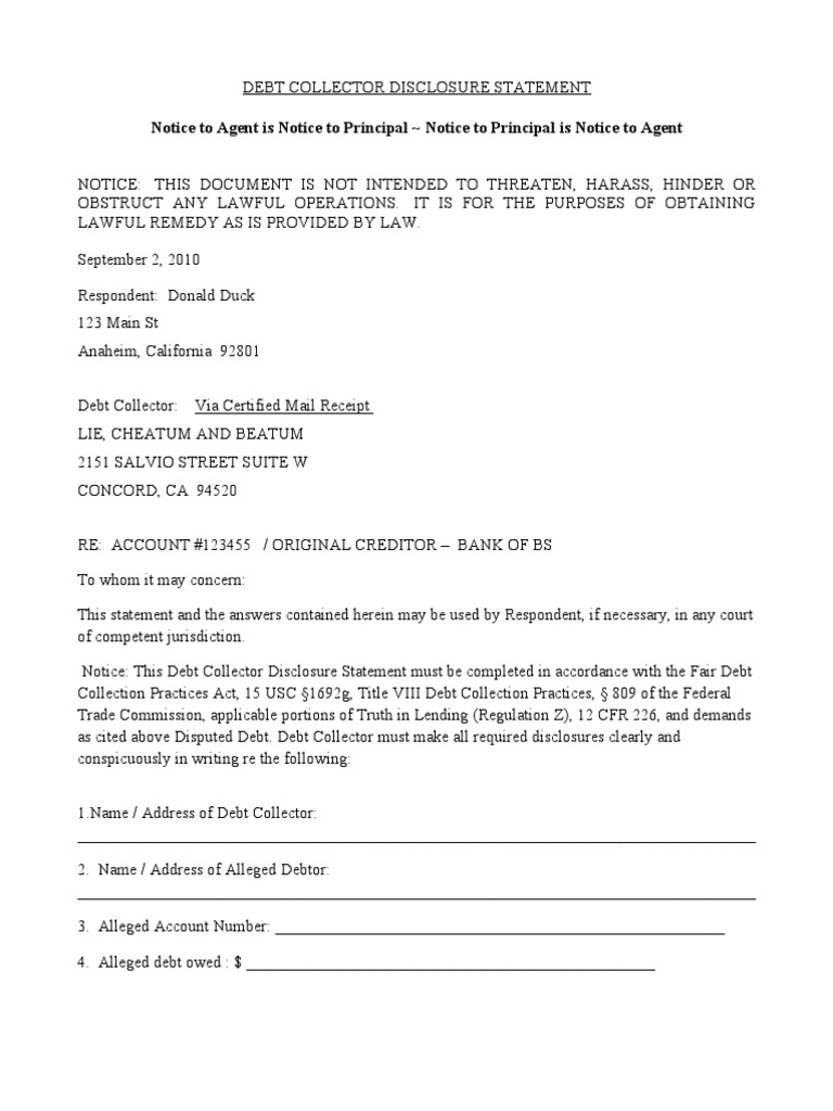 New Dcds Template | PDF | Debt | Common Law
