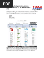 Download Evaluation of the Impact External Factors Could Have on Tesco Plc for Future Prospects by Jody Mc Laughlin SN39010761 doc pdf