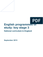 SECONDARY National Curriculum - English2