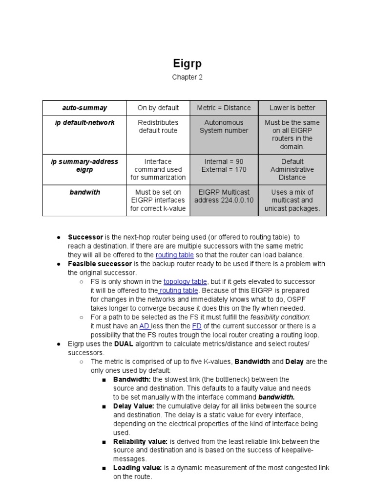 EIGRP Essentials for Network Engineers | PDF
