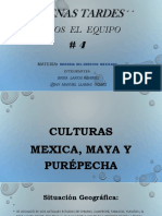 Culturas Mexicas, Maya y Purepecha