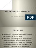 NUTRICIÓN EN EL EMBARAZO