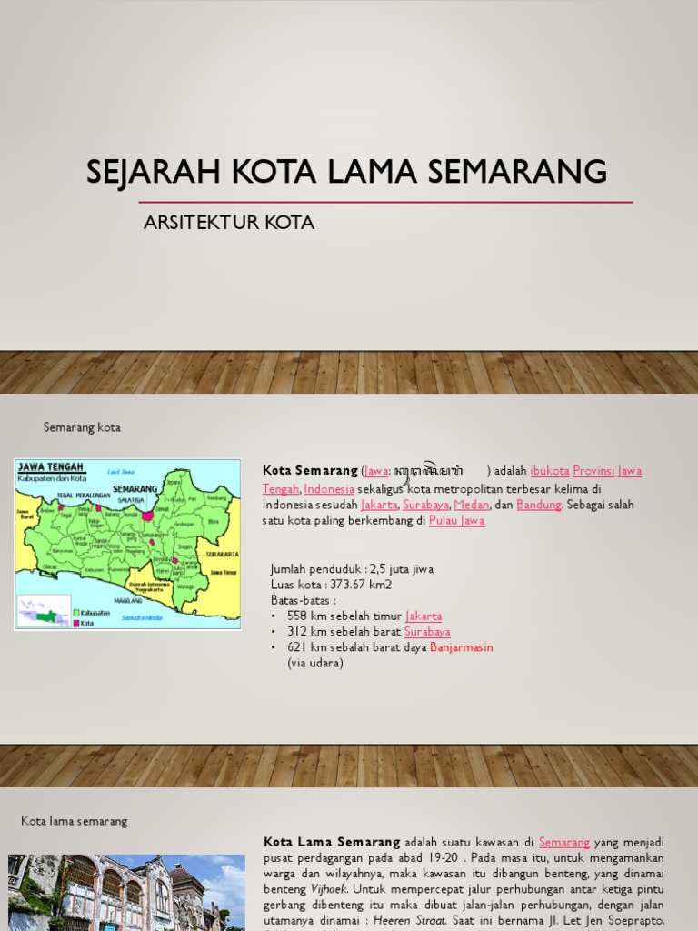 Sejarah Kota Lama Semarang