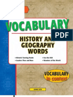 Vocabulary - History and Geography Words