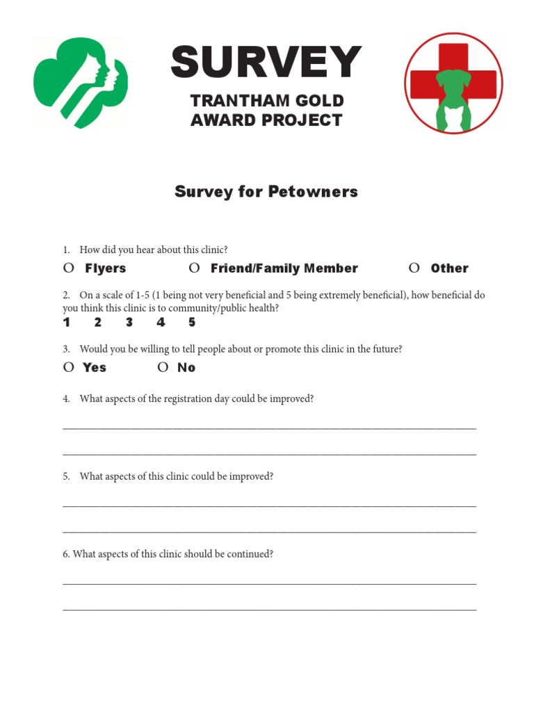 Pet Owner Survey PDF