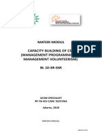 Materi Modul Capacity Building of Cso (Management Programmatic & Management Volunteerism) BL 10-SR-SSR