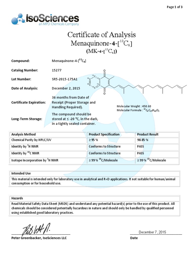 Menaquinone7 Hplc Buy Shop gbupresnenskij.ru
