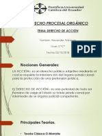 Derecho Procesal Orgánico Exposicion