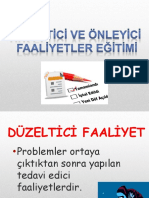 Düzeltici Ve Önleyici Faaliyetler Eğitimi