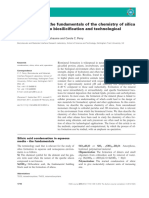 An overview of silica chemistry fundamentals with relevance to biosilicification