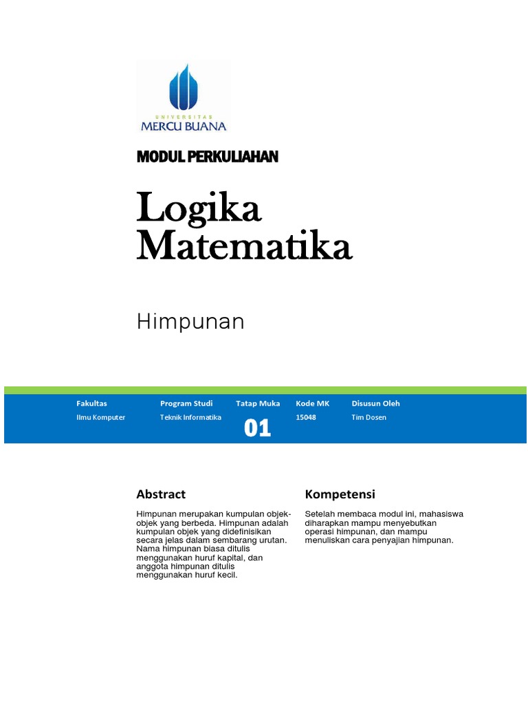 Logika Matematika TI CD | PDF