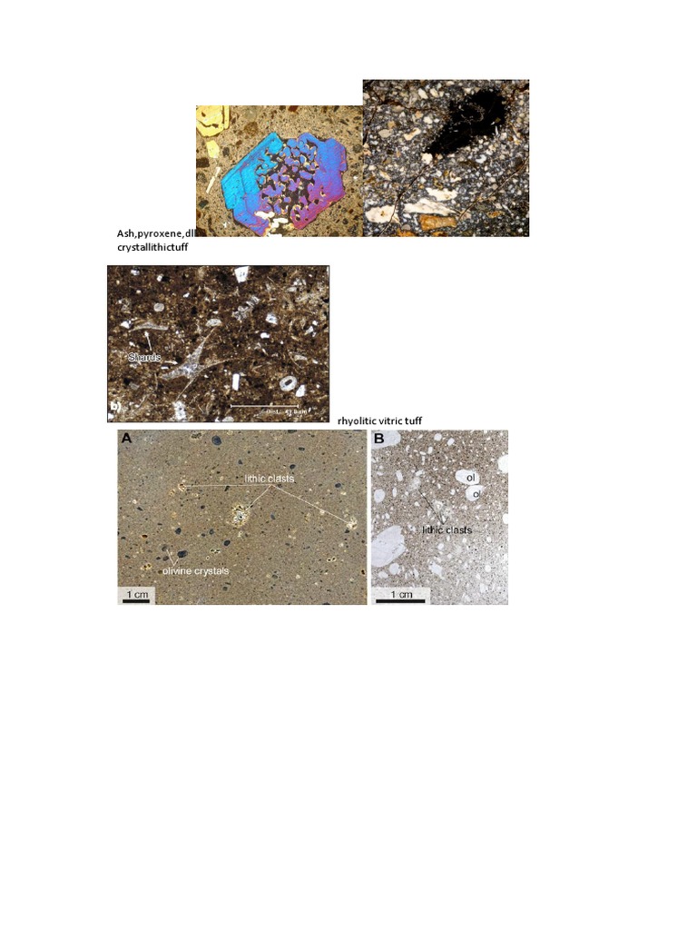 Rhyolitic Vitric Tuff and Ash Analysis | PDF