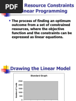 CH 11 Resource Constraints and Linear Programming