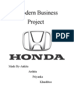 Project MB Honda Sem1