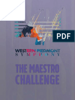 Western Piedmont Symphony 2018-2019 Season