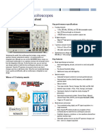 MDO4000 Mixed Domain Oscilloscope Datasheet